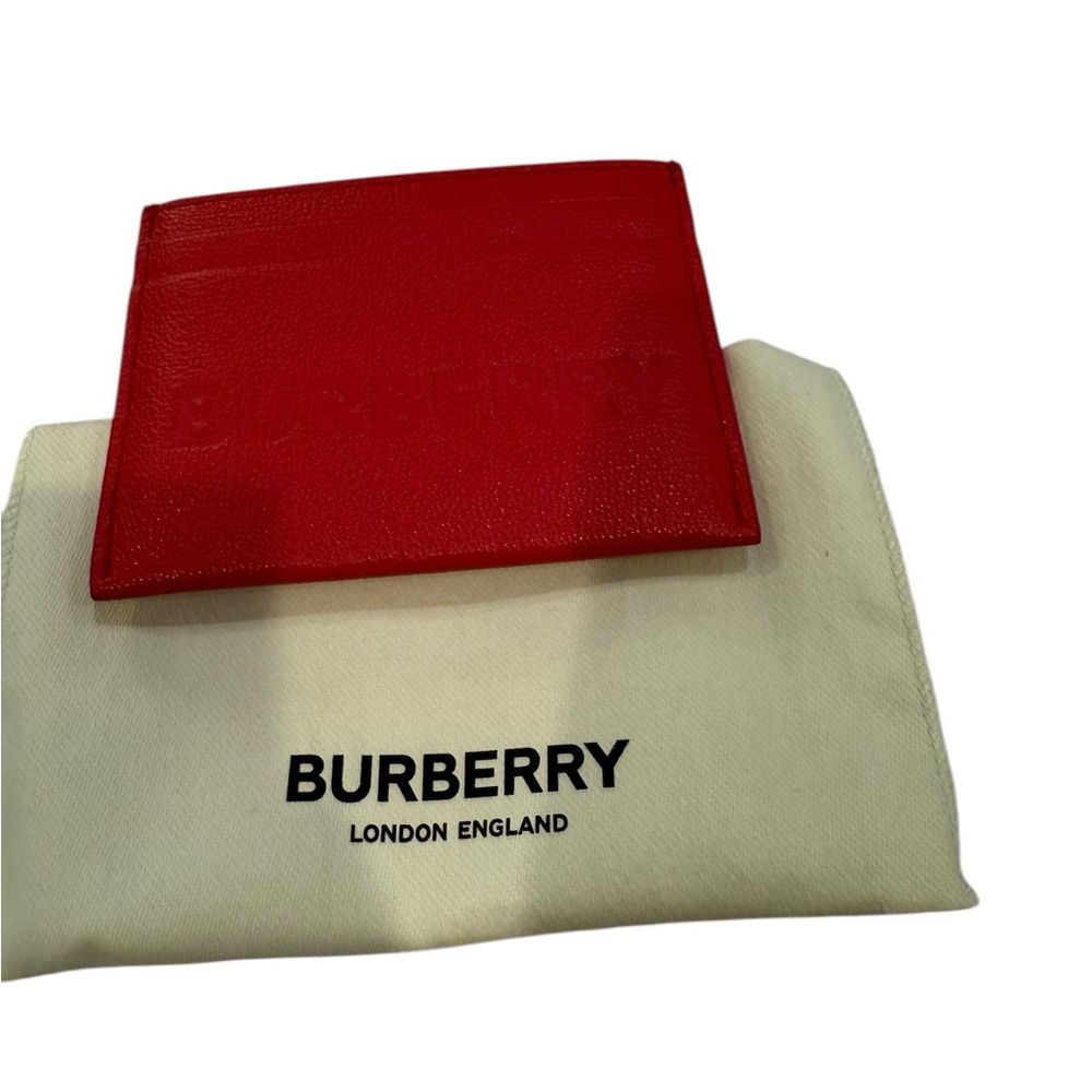 Burberry Red Card Holder - Picture 3 of 3